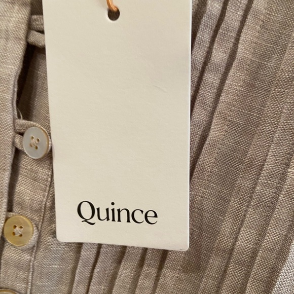 Quince 100% European Linen Swing Dress NWT - Picture 3 of 5